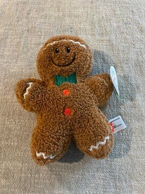 NWT! Target Giggle Scape Gingerbread Man Plush 9" x 7"